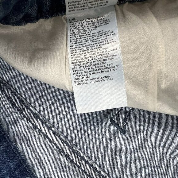 Old Navy Wow High Rise Super Skinny Jeans Plus Size 26 Short Campeche 734884 - Picture 8 of 10